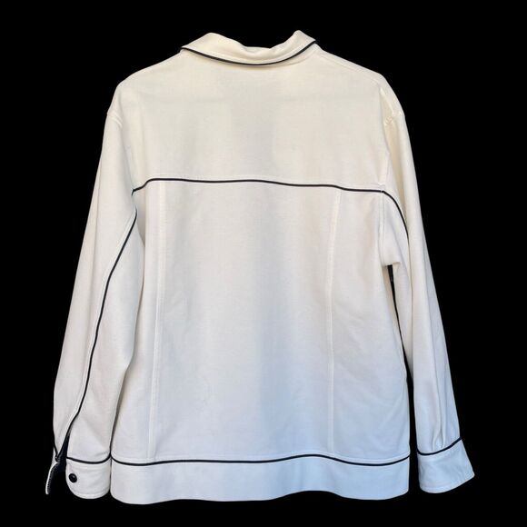 Vintage Blast Womens Jacket Large Button Up Contrast Stitching 90s - Picture 2 of 9